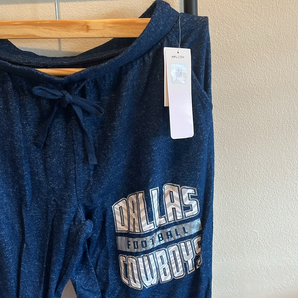 NWT Dallas Cowboys NFL Logo Blue Jogger Size Medium